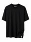T-shirt Homme Noir Premium – Col Rond & Coupe Regular | IS & MALL