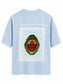 T-Shirt Oversize Bleu Ciel « I Learned and Changed »