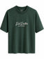 T-Shirt Oversize Vert Forêt « Pink Panther On Vacation »